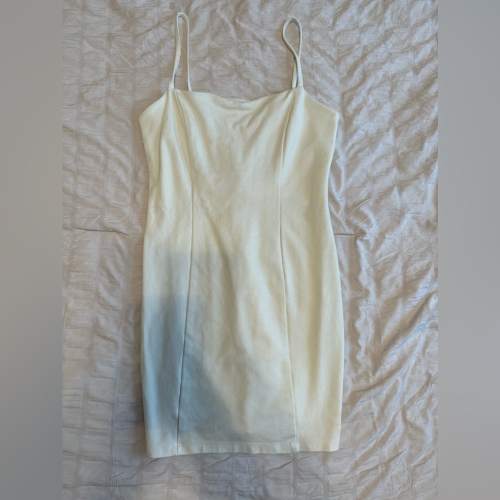 White mini dress